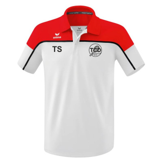 TC Deckenpfronn Polo weiß/rot