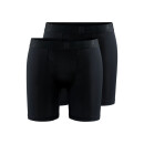Core Dry Boxer 6-Inch 2-Pack M - Black