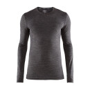 Fuseknit Comfort RN LS M - Black Melange