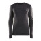 Fuseknit Comfort RN LS M - Black Melange/Black