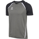 hmlLEAD 2.0 POLO - STEEL GRAY/ASPHALT