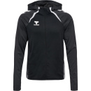 hmlLEAD 2.0 ZIP HOODIE - BLACK/ASPHALT