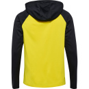 hmlLEAD 2.0 ZIP HOODIE - BLAZING YELLOW/BLACK