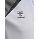hmlLEAD 2.0 ZIP HOODIE - WHITE/STEEL GRAY