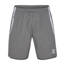 hmlLEAD 2.0 WOVEN SHORTS - STEEL GRAY
