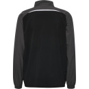 hmlLEAD 2.0 WOVEN JACKET - BLACK/ASPHALT