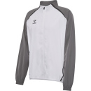 hmlLEAD 2.0 WOVEN JACKET - WHITE/STEEL GRAY