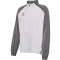 hmlLEAD 2.0 WOVEN JACKET - WHITE/STEEL GRAY