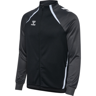 hmlLEAD 2.0 TRACK ZIP JACKET - BLACK/ASPHALT
