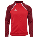hmlLEAD 2.0 TRACK ZIP JACKET - TRUE RED/MAROON