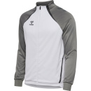 hmlLEAD 2.0 TRACK ZIP JACKET - WHITE/STEEL GRAY