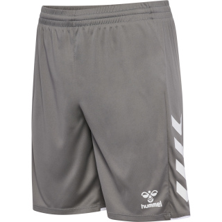 hmlCORE 2.0 SHORTS - STEEL GRAY/WHITE