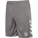 hmlCORE 2.0 SHORTS - STEEL GRAY/WHITE
