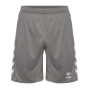hmlCORE 2.0 SHORTS - STEEL GRAY/WHITE