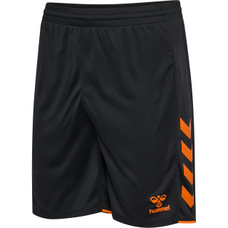 hmlCORE 2.0 SHORTS - BLACK/ORANGE TIGER