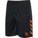 hmlCORE 2.0 SHORTS - BLACK/ORANGE TIGER