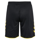 hmlCORE 2.0 SHORTS - BLACK/BLAZING YELLOW