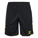 hmlCORE 2.0 SHORTS - BLACK/BLAZING YELLOW