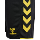 hmlCORE 2.0 SHORTS - BLACK/BLAZING YELLOW
