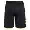 hmlCORE 2.0 SHORTS - BLACK/BLAZING YELLOW