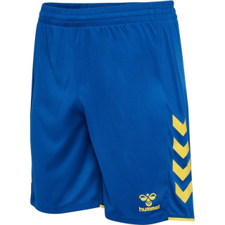 hmlCORE 2.0 SHORTS - TRUE BLUE/BLAZING YELLOW