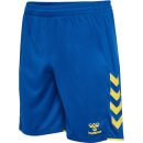 hmlCORE 2.0 SHORTS - TRUE BLUE/BLAZING YELLOW