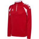 hmlCORE 2.0 HALF ZIP - TRUE RED/WHITE