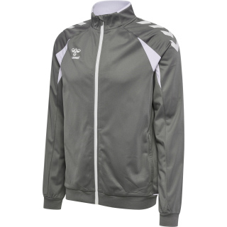 hmlCORE 2.0 TRACK ZIP JACKET - STEEL GRAY/WHITE