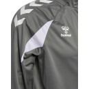 hmlCORE 2.0 TRACK ZIP JACKET - STEEL GRAY/WHITE