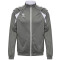 hmlCORE 2.0 TRACK ZIP JACKET - STEEL GRAY/WHITE