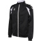 hmlCORE 2.0 TRACK ZIP JACKET - BLACK/WHITE