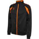 hmlCORE 2.0 TRACK ZIP JACKET - BLACK/ORANGE TIGER
