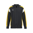 CELEBRATE 125 Training Jacket with hood - schwarz/gelb