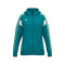 CELEBRATE 125 Training Jacket with hood - tahitian blue/mint