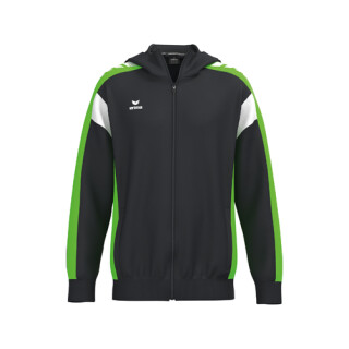 CELEBRATE 125 Training Jacket with hood - schwarz/green gecko