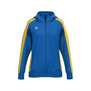 CELEBRATE 125 Training Jacket with hood - new royal/gelb