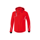 Softshelljacke Function - rot/weiß