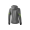Softshelljacke Function - grau melange/green gecko