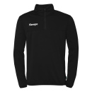 1/4 Zip Top - schwarz