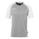 Ambition 28 Shirt - dark grau melange/weiß