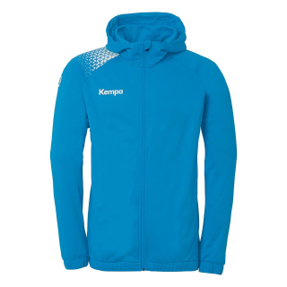 Ambition 28 Kapuzenjacke - kempablau/weiß