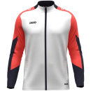 Polyesterjacke Dynamic - weiß/coral/marine