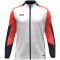 Polyesterjacke Dynamic - weiß/coral/marine
