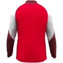 Polyesterjacke Dynamic - rot/weiß/dunkelrot