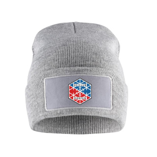 Skiclub Dorfen Hubert Patch Grey Melange m.Stick